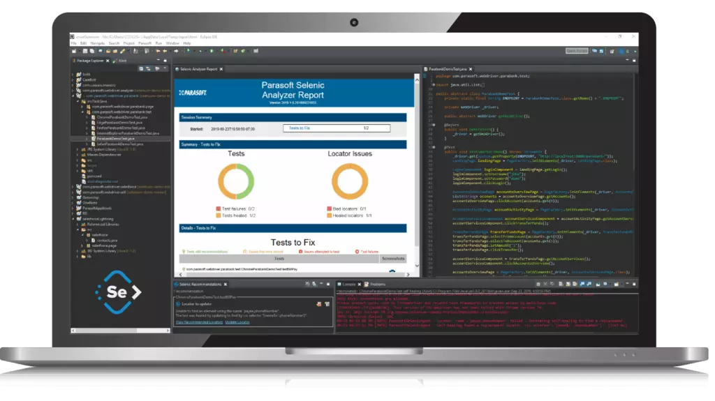 Parasoft中国官网|parasoft-selenic-screen_1