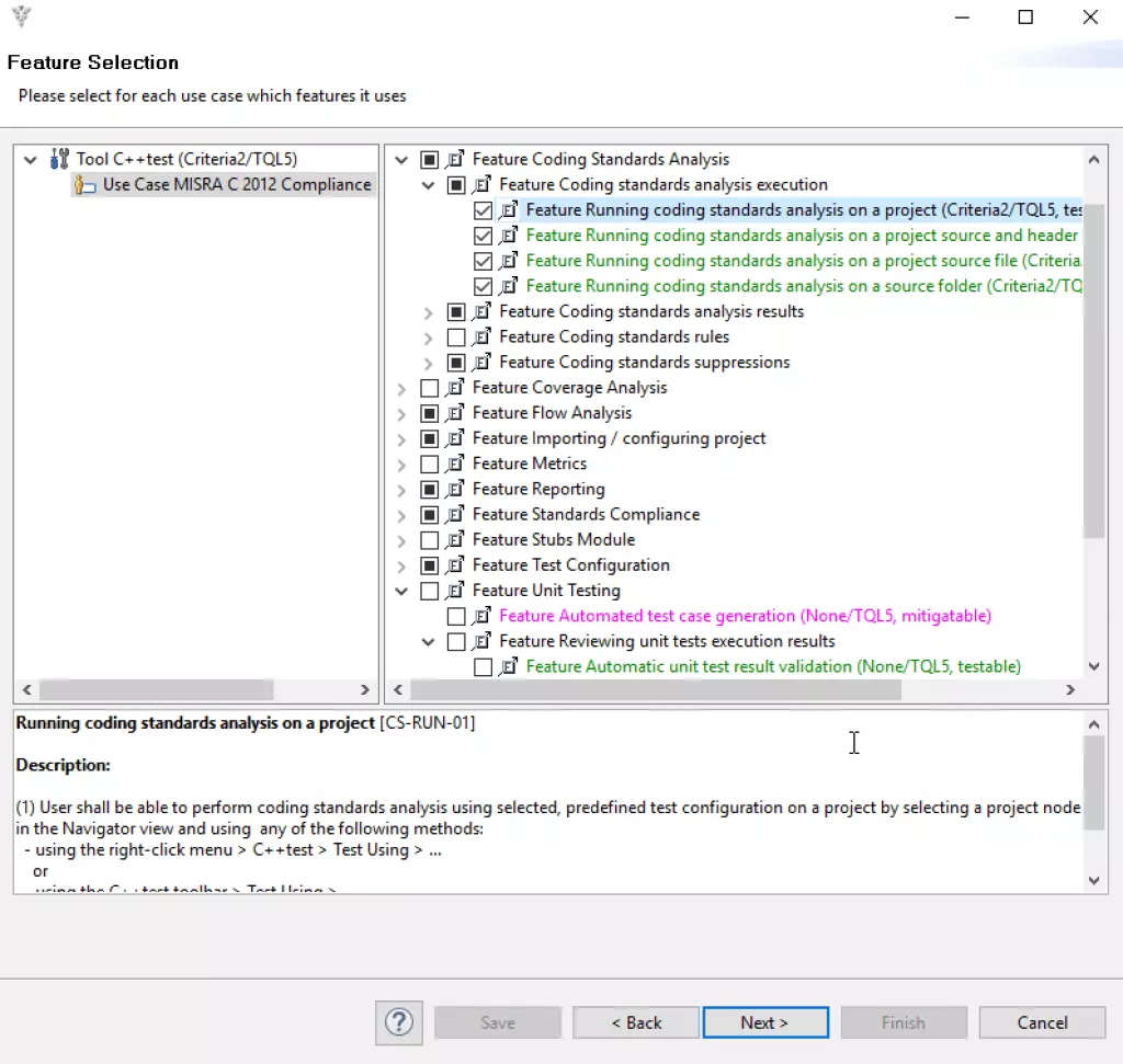 Automate the tool qualification process for safety critical software